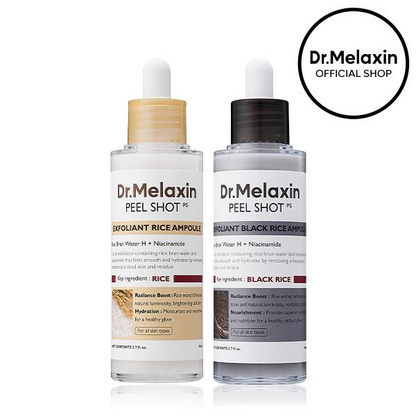 Dr.Melaxin Peel Shot AmpouleDuo (white+black)