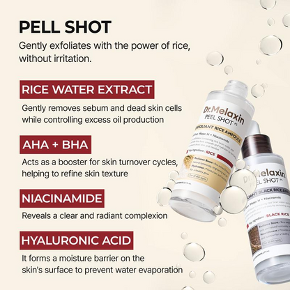 Dr.Melaxin Peel Shot AmpouleDuo (white+black)